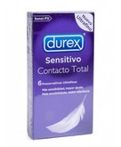 Durex Sensitivo Contacto Total 6uds