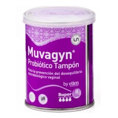 Muvagyn Probiotico Tampon Super 8uds
