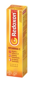 Redoxon Vitamina C Sabor Naranja 15 comprimidos efervescentes