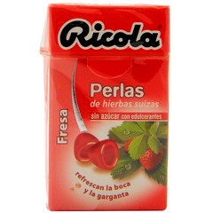 Ricola Perlas Fresa-Menta Sin Azucar