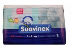 Suavinex Paal Talla 1 (3-5 Kg) 36uds