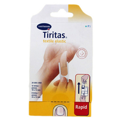 Tiritas Textile Elastic Rapid 20uds